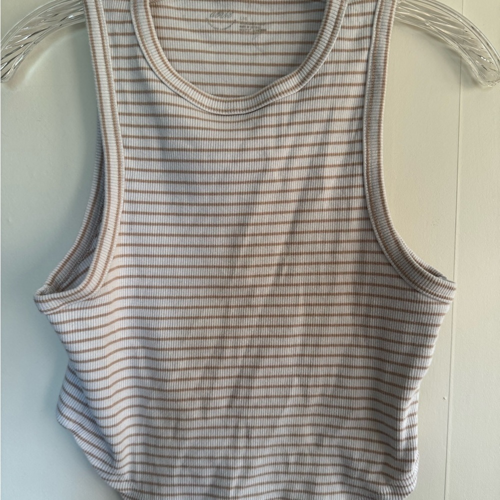 Aerie Striped Sleeveless tank Top large